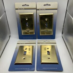 New Vintage Atron Light Switch Plate Cover X 4